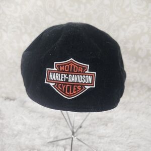 Harley-Davidson Black Engineer Ivy Hat with Shield